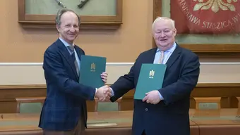 Zdjęcie: Przedstawiciele AGH i Muzeum Narodowego
