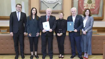 Zdjęcie: Przedstawiciele AGH i Formaster SA