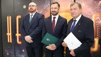 Zdjęcie: Przedstawiciele AGH i Miasta Krakowa